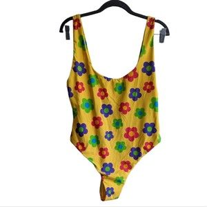 We Wore What Retro Scoop Neck One Piece Swimsuit